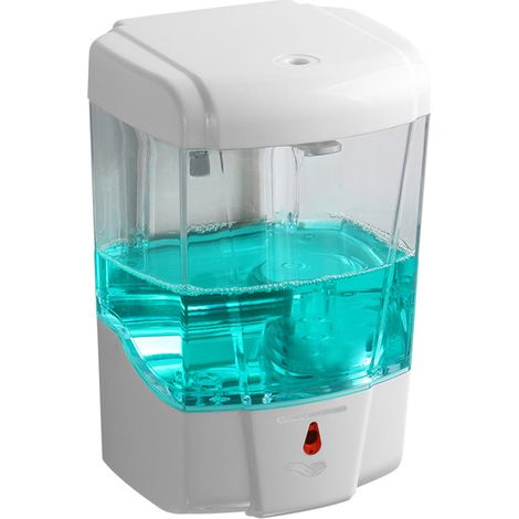 Dispensador de Gel Hidroalcohólico de Pared - Dispensador de Jabón Automático Sin Contacto 700 ML para Baños, Aseos, Lugares Públicos - Gel Hidroalcohólico de Manos Ideal