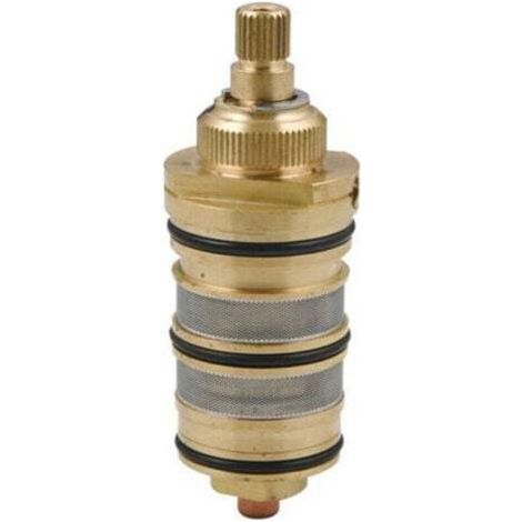 [JAMAIS UTILISÉ] Robinet thermostatique de douche en laiton avec cartouche et poignée pour mitigeur de douche, (1/4)
