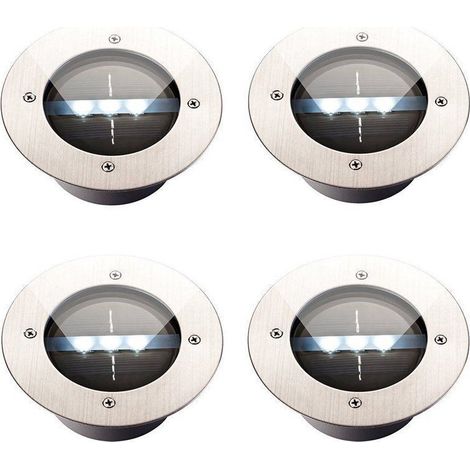 Projecteur extérieur encastrable à énergie solaire, projecteur LED étanche à 4 positions, éclairage extérieur (1/5)