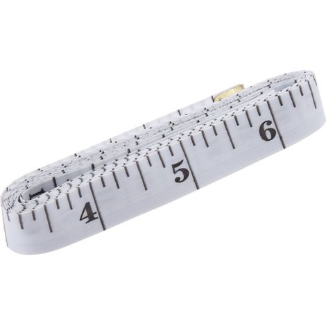 Mètre ruban souple à double échelle pour la couture et la perte de poids, mesures corporelles médicales, tailleur.