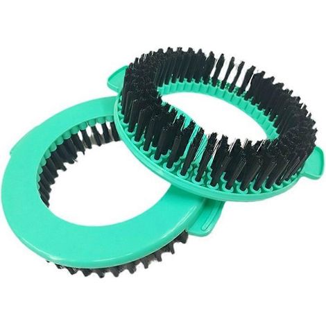 Tête de brosse de rechange pour balai à franges rotatif Leifheit, avec poils rigides, pour salle de bain, cuisine et piscine. (1/5)