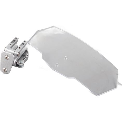 Motorrad-Windschutzscheibe, klar, transparent, mit glatten Kanten, universell für Motorräder (1/5)