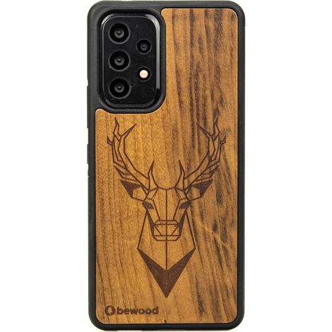 Holzhülle für Samsung Galaxy A33 5G, Hirschmotiv (1/4)
