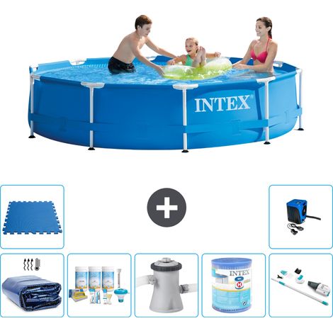 Intex Piscine Tubulaire Ronde - 305x76 cm - 8-pièces  S41538 (1/5)