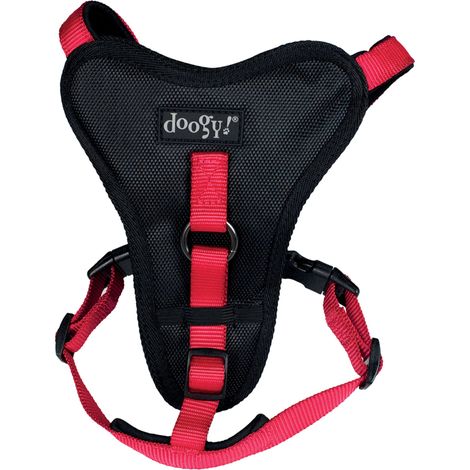 Harnais nylon chien Classica Rouge Doogy Taille : S