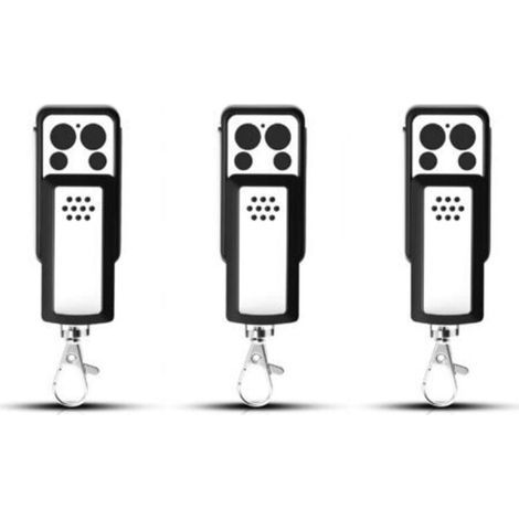 3 Télécommandes pour Motorisation de Portail – Compatible Avidsen 114253, 104257, 104250 – Design Compact à Glissière, 4 Canaux, Signal Stable, Clonage Facile (1/4)