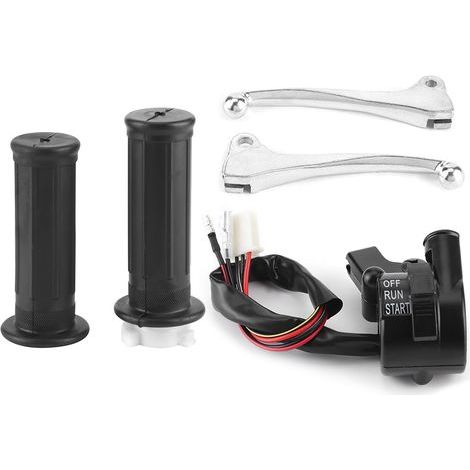 CHICIRIS Kit de Frein à Accélérateur de Moto Loin de L'aluminium pour PW50 PY50 Peewee 50 Vélo de Sol. (1/5)