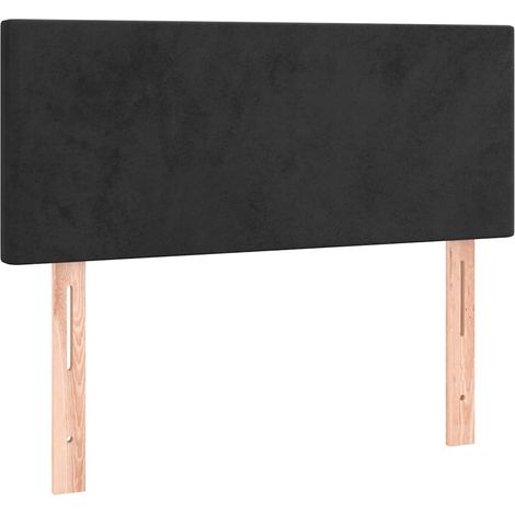 Maison Exclusive - Cabecero de terciopelo negro 80x5x78/88 cm (1/5)