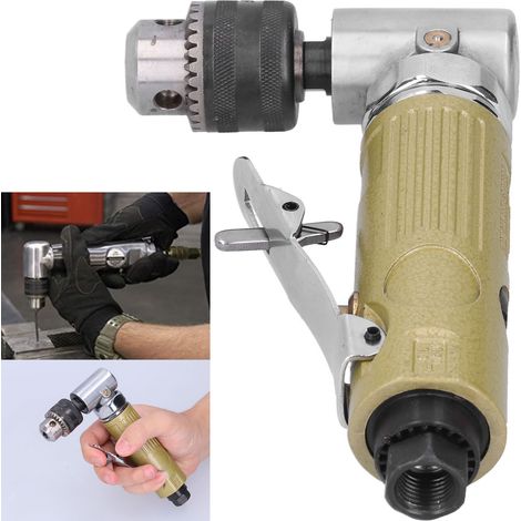 Perceuse pneumatique coudée à 90 degrés, puissante machine à percer et tarauder (1/5)