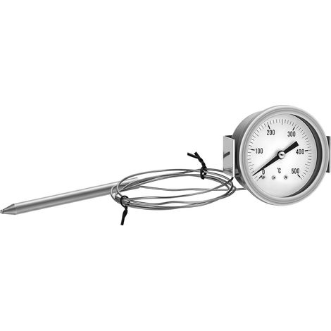 Thermomètre four, cadran 63mm fixation arrière U 0-500°C tous fours (1/5)