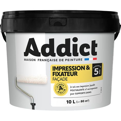 Impression Et Fixateur Façade Acrylique 10 L Impression Et Fixateur Façade Acrylique 10 L - Addict