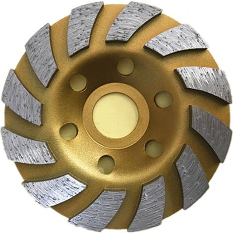 Disque de meulage en acier 100 mm, roue abrasive industrielle haute résistance pour polir le marbre, la pierre et le béton (1/5)