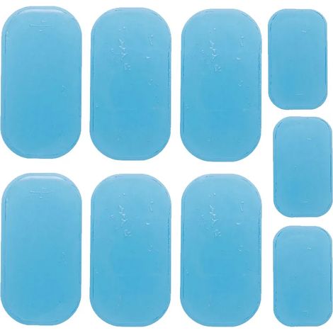 Gelpads für EMS-Bauchmuskeltrainingsgeräte, Bauchmuskeltrainer, Hüftmuskelstimulator zur Gewichtsreduktion, Ersatz-Massagepflaster  03018-AquaForge