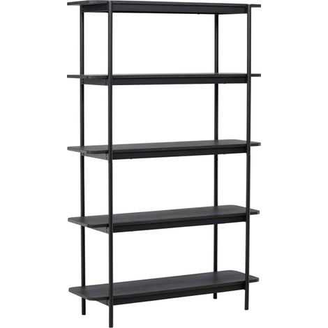 Étagère 5 Niveaux "Heim" 190cm Noir (1/5)