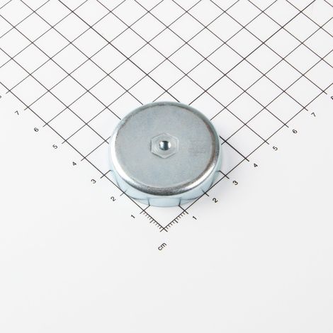 Magna-C Ferrit Flachgreifer mit Innengewinde Ø40x8mm (1/3)