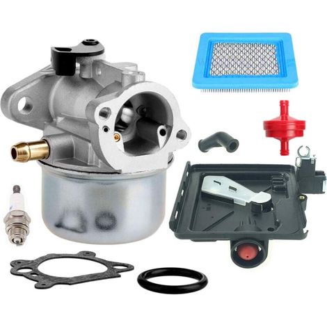 Carburateur pour tondeuse à gazon 799868 - Base de nettoyage de filtre à air pour 498170 799872 694202, pièces de moteur