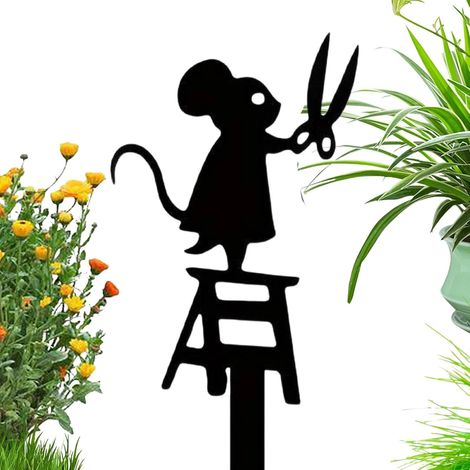 Dekorative Gartenpflöcke Maus wasserdicht dekorative Kunst