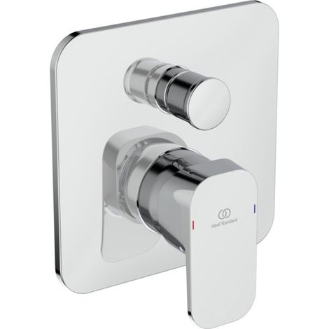 Ideal Standard Miscelatore vasca ad incasso Tonic II, Kit 2, rosetta 163x163mm, Cromo, A6340AA