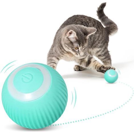Smart Cat Ball, Interactive Cat Toy, 360 Degree Automatic Rotation and USB Charging, Indoor Interactive Cat Toy for Cat Kittens (1/5)