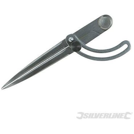 Silverline compasso pinza regolazione separatore perni in acciaio 195 mm