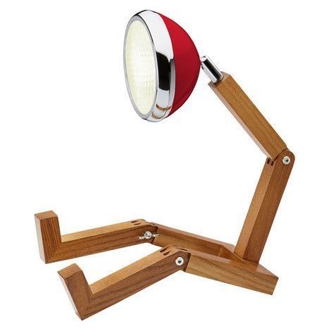 Piffany Mr. Wattson Original Lampada da Tavolo Flash Red