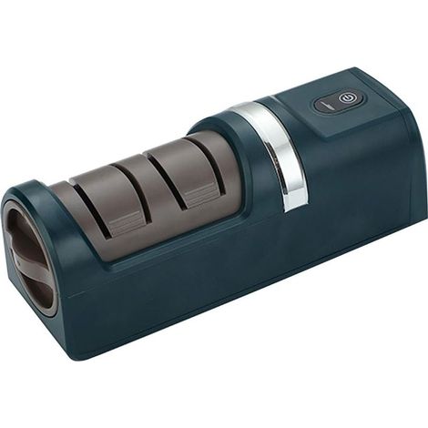 Affûteur de couteaux électrique universel professionnel, rechargeable par USB, outil d'entretien automatique des lames, pour la maison, la boulangerie, le restaurant et l'extérieur.