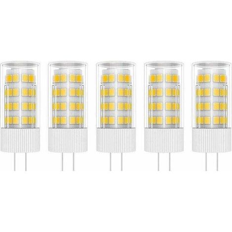 UlisemAmpoule LED x G4, 5 W, 51 LED SMD 2835, blanc chaud 3 000 K, équivalent à une ampoule halogène de 50 W, AC/DC 220 V (1/4)
