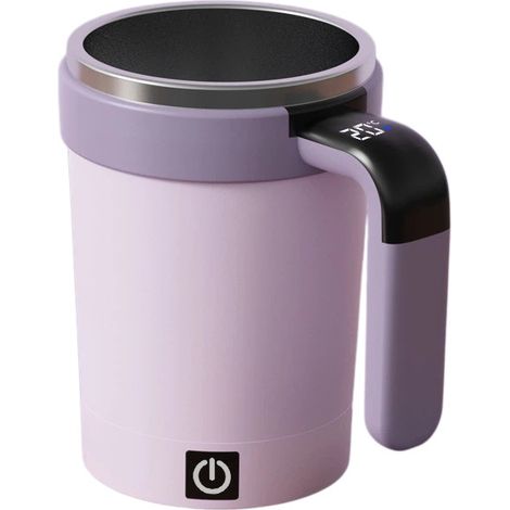 Tasse mélangeuse magnétique violet auto agitation café poudre pr… (1/5)