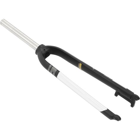 Starre, gerade Fahrradgabel aus Aluminiumlegierung für Mountainbikes, schwarz-weiß (1/5)