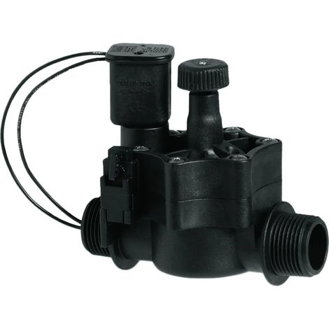Ipierre - Elettrovalvola Acqua 1 24V Con Comando Apertura E Chiusura Manuale E Regolatore Di Flusso
