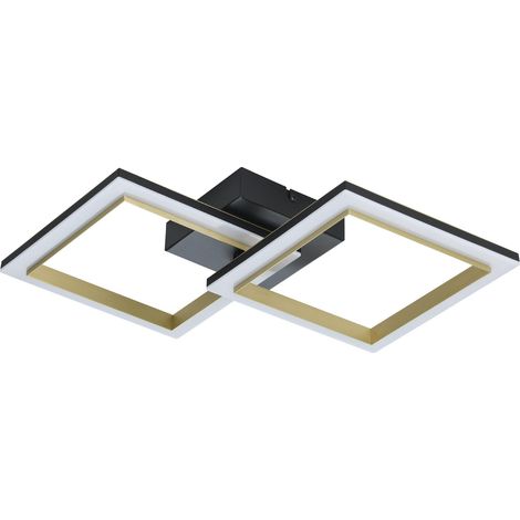 Plafonnier LED, lampe églable par paliers, luminaire dimmable (1/2)