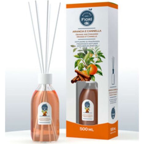 DIFFUSORE OFFICINA DEI FIORI  500ML ARANCIA E CANN