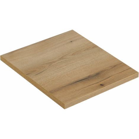 Plan vasche VANO – Farbe Eiche – L50 × B40 × H2 cm – Zum Auflegen
