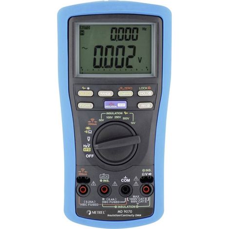 Metrel MD 9070 Misuratore di isolamento 50 V, 100 V, 250 V, 500 V, 1000 V 25.0 GΩ (1/2)