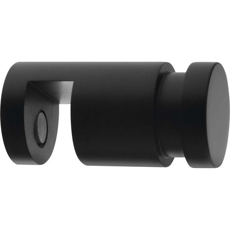Sapho - Gancho para mámpara de ducha, negro mate 1301-08B (1/3)