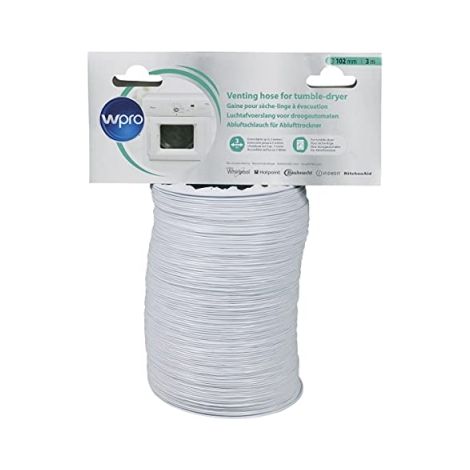 Gaine d'evacuation en PVC long. 2m diam. 102mm (60328-25112) (484000008556) Sèche-linge WPRO