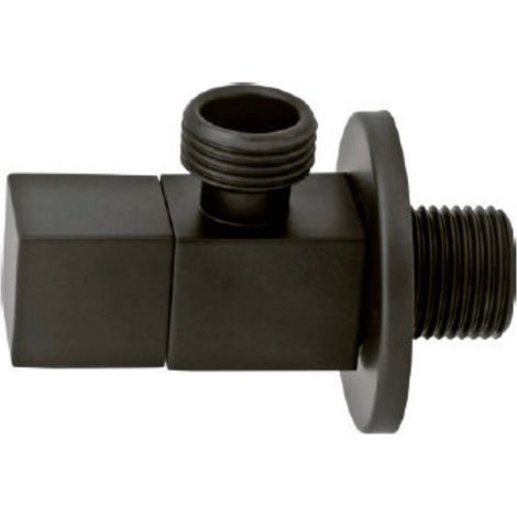 Vanne Carrée 1/2 x 3/8 Noir Modèle Black Cube M Rond 021-1