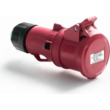 Base aerea elec 16a 380-415v indust 3p+1t ip44 famat