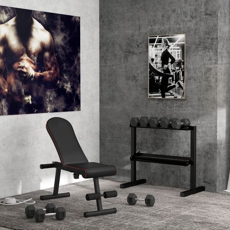 Ensemble Haltères 2x8 Barre Connexion Métallique Tête Hexagonale Entraînement Domicile Sport Noir Argent