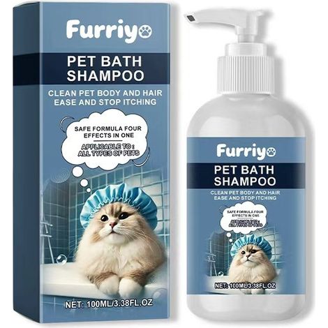 Furriyo Haustiershampoo, geeignet für Katzen und Hunde, reinigt und macht das Fell glatt und flauschig. (1/5)