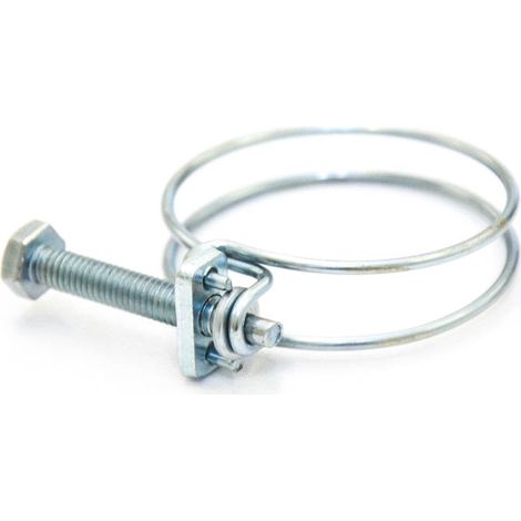 Verzinkte Schlauchschelle 38-45mm für 1 1/2" Schläuche Schlauchklemme Klemme