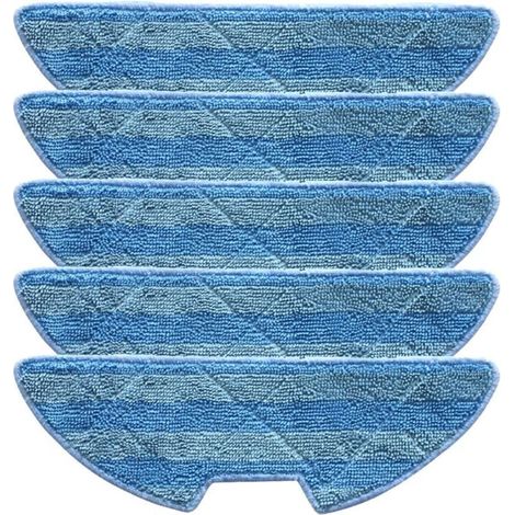 5PCS Chiffon de vadrouille Compatible avec EZIclean One Aspirateur Robot Laveur Aqua Robot Aspirateur Microfibre Vadrouille Chiffon Remplacement