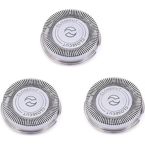 Set di 3 testine di ricambio SH30 per rasoi serie 3000, 2000, 1000 e S738, con lame affilate e resistenti (1/4)
