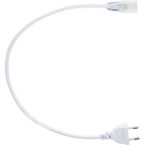 Stromkabel für LED-Streifen Selbstgleichrichtend 220V AC SMD&COB IP65 Breite 12mm Weiß