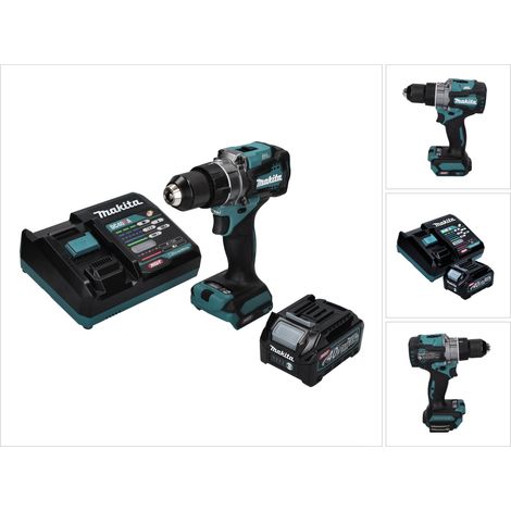 Makita DF 001 GD1 Akku Bohrschrauber 40 V max. 140 Nm XGT Brushless + 1x Akku 2,5 Ah + Ladegerät