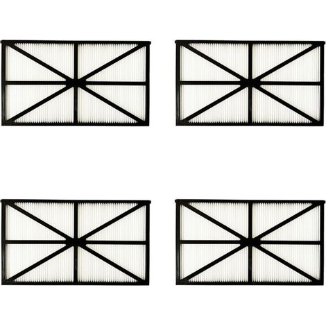 Set di 4 pannelli filtranti per robot Tiger Shark - RCX70101PAK2 - Nero (1/5)