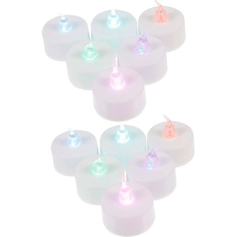 12pièces Douze Lampes Bougies Électroniques LED Décoratives (1/5)
