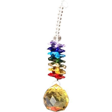 Attrape-soleil en cristal, lustre arc-en-ciel, décoration prismatique suspendue pour la maison, la voiture ou le bureau (1/5)