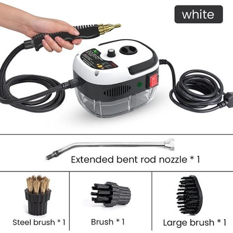 Pulitore a vapore/Smacchiatore per giardinieri，Potente pulitore a vapore，Pulitore per tappeti 2500W，Pulitore a vapore portatile (1/5)