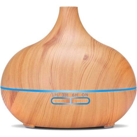 Humidificateur Portable Ultrasonique Brume Fraîche Arôme/Diffuseur d'Huiles Essentielles Aromathérapie 300ml